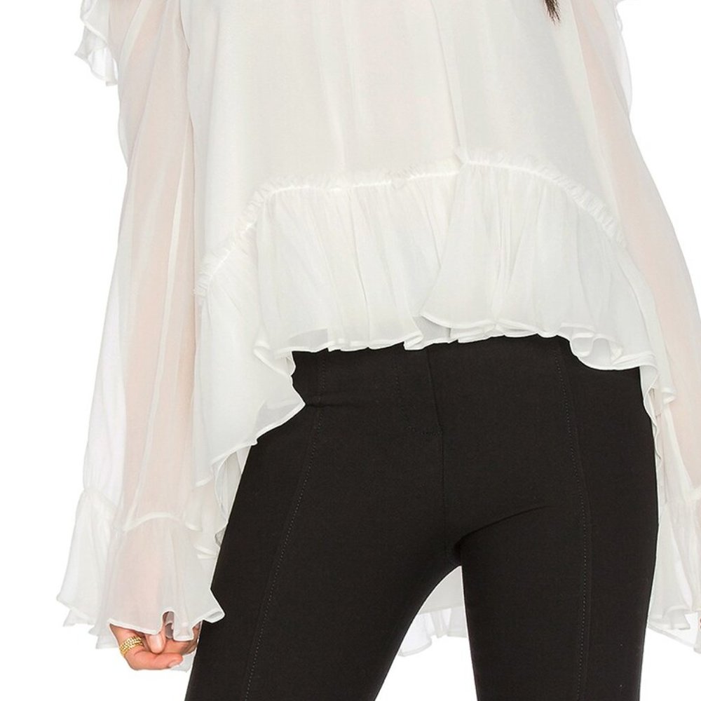 5 a 7 cinq a sept 100% Silk Amina Blouse - Picture 9 of 9